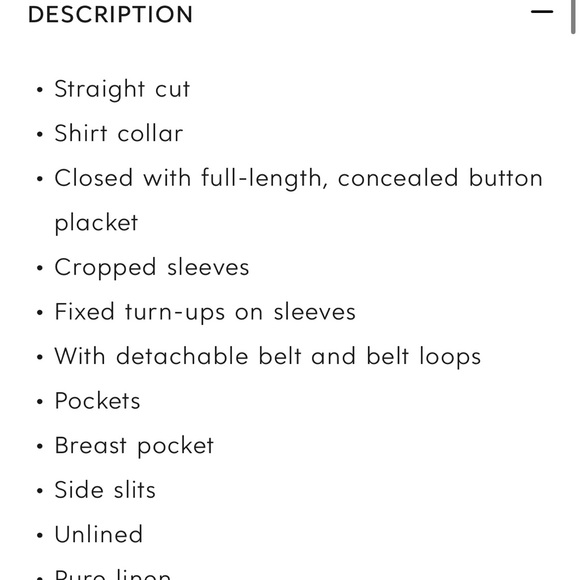 Princess goes Hollywood pure linen shirt dress - Picture 6 of 9